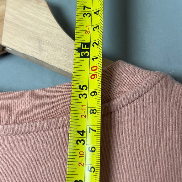 EVERLANE Weekend Tee T-shirt Dress in Desert Orange Size L - Picture 6 of 6